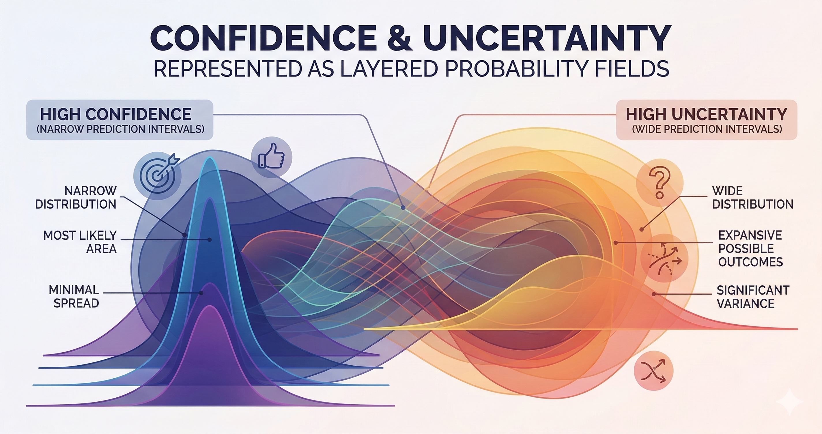 Abstract uncertainty visualization
